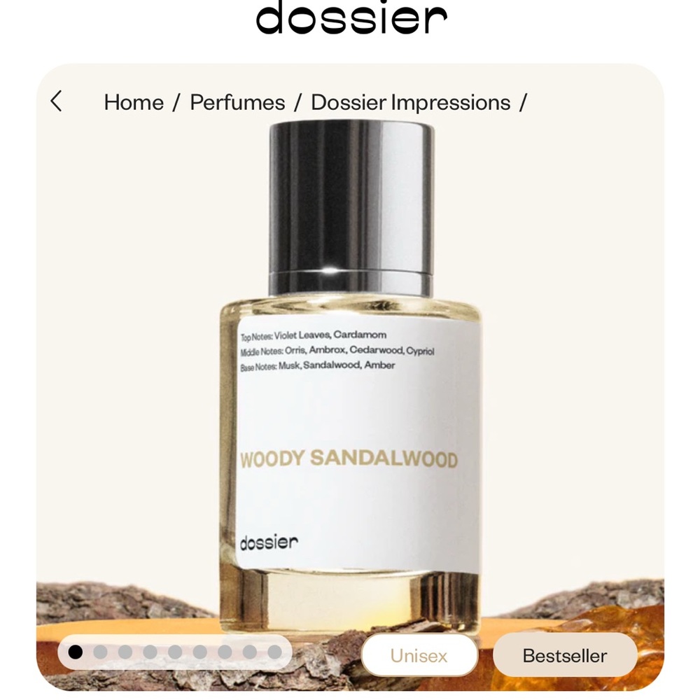 Woody Sandalwood Perfume - similar to Le Labo Santal 33